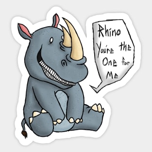 Rhino Sticker